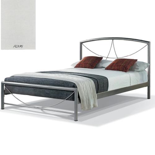 Βίκυ Μεταλλικό Κρεβάτι 8219 (Για Στρώμα 110×200) Με Επιλογές Χρωμάτων Ασημί
