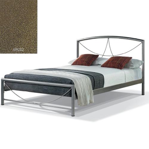 Βίκυ Μεταλλικό Κρεβάτι 8219 (Για Στρώμα 90×190) Με Επιλογές Χρωμάτων Χρυσό Σαγρέ