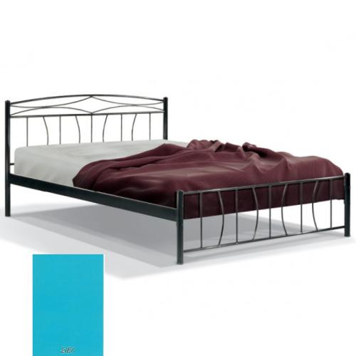 Ερατώ Μεταλλικό Κρεβάτι 8204 (Για Στρώμα 120×190) Με Επιλογές Χρωμάτων Σιέλ
