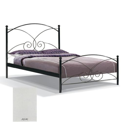 Ζέφυρος Μεταλλικό Κρεβάτι 8223 (Για Στρώμα 110×200) Με Επιλογές Χρωμάτων Ασημί