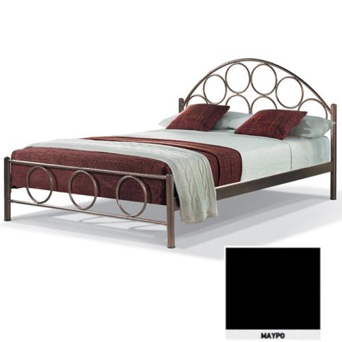 Ορφέας Μεταλλικό Κρεβάτι 8220 (Για Στρώμα 130×190) Με Επιλογές Χρωμάτων Μαύρο