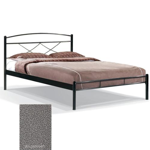 Ρόμβος Μεταλλικό Κρεβάτι 8224 (Για Στρώμα 120×200) Με Επιλογές Χρωμάτων Γκρι