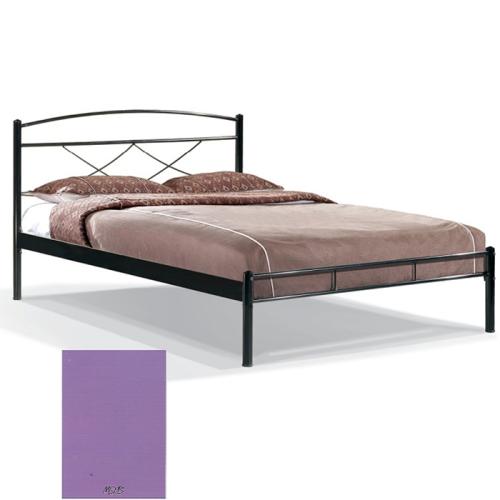 Ρόμβος Μεταλλικό Κρεβάτι 8224 (Για Στρώμα 160×190) Με Επιλογές Χρωμάτων Μώβ