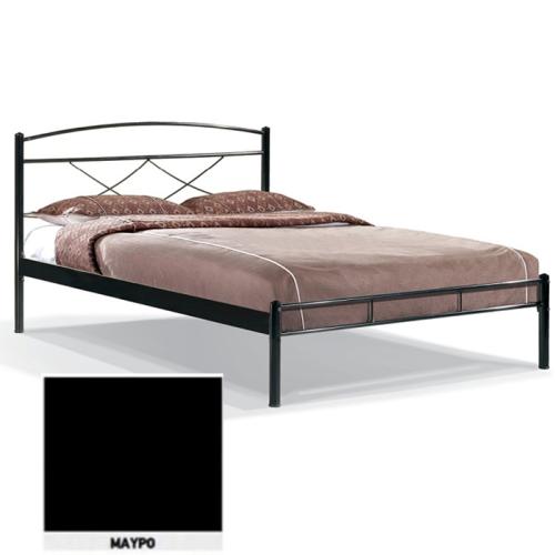Ρόμβος Μεταλλικό Κρεβάτι 8224 (Για Στρώμα 90×200) Με Επιλογές Χρωμάτων Μαύρο