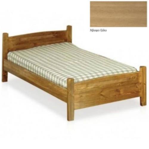 8114 Σουηδικό Κρεβάτι Ξύλινο (Για Στρώμα 140×200) Με Επιλογές Χρωμάτων Αλουστράριστο