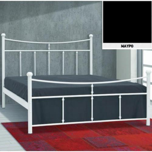 Κίμων Μεταλλικό Κρεβάτι (Για Στρώμα 110×200) Με Επιλογές Χρωμάτων Μαύρο