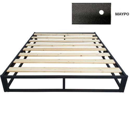 Koln Κρεβάτι Βάση Μεταλλικό (Για Στρώμα 100x190) Με Επιλογές Χρωμάτων Μαύρο
