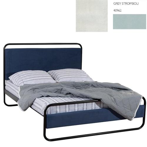 Φελίτσια Κρεβάτι (Για Στρώμα 160x190) Με Επιλογές Χρωμάτων 501,Grey Stromboli 40962