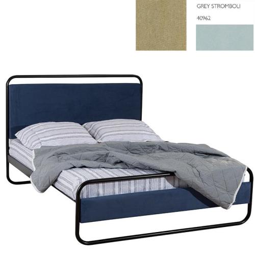 Φελίτσια Κρεβάτι (Για Στρώμα 160x190) Με Επιλογές Χρωμάτων 502,Grey Stromboli 40962