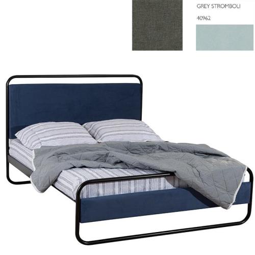 Φελίτσια Κρεβάτι (Για Στρώμα 160x190) Με Επιλογές Χρωμάτων 506,Grey Stromboli 40962
