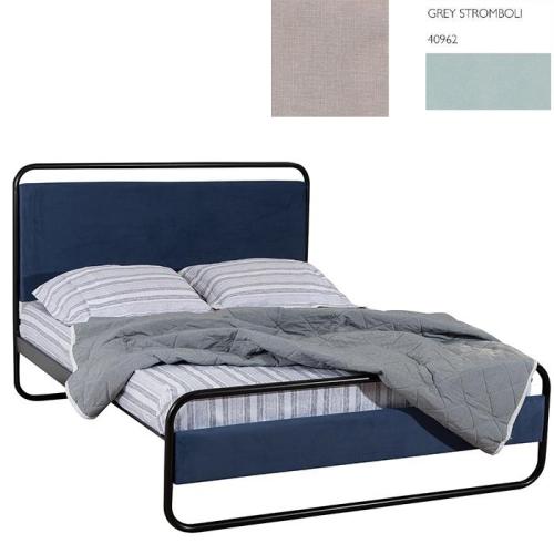 Φελίτσια Κρεβάτι (Για Στρώμα 160x190) Με Επιλογές Χρωμάτων 527,Grey Stromboli 40962