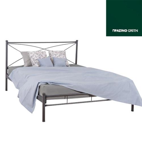 Luna Μεταλλικό Κρεβάτι (Για Στρώμα 160×190) Με Επιλογές Χρωμάτων Πράσινο