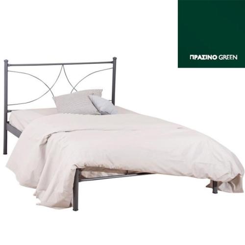 Ναταλία Μεταλλικό Κρεβάτι (Για Στρώμα 160×200) Με Επιλογές Χρωμάτων Πράσινο