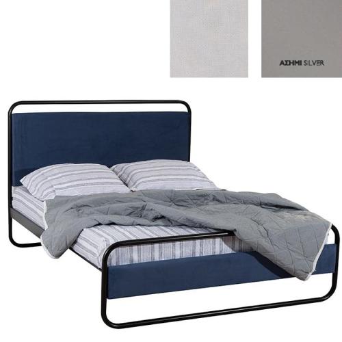 Φελίτσια Κρεβάτι (Για Στρώμα 150x190) Με Επιλογές Χρωμάτων 526,Ασημί
