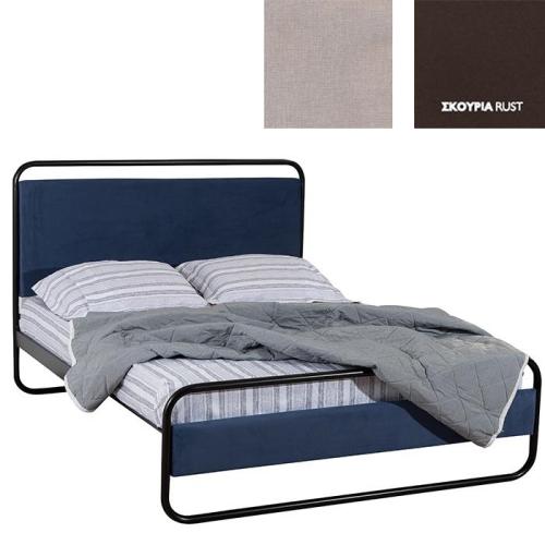 Φελίτσια Κρεβάτι (Για Στρώμα 150x200) Με Επιλογές Χρωμάτων 527,Σκουριά