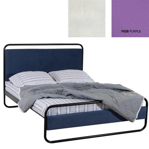 Φελίτσια Κρεβάτι (Για Στρώμα 90x190) Με Επιλογές Χρωμάτων 501,Μώβ