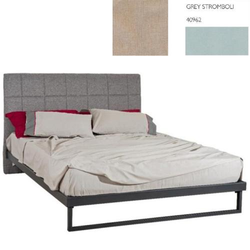 Ηλέκτρα Κρεβάτι (Για Στρώμα 90x200) Με Επιλογές Χρωμάτων 520,Grey Stromboli 40962