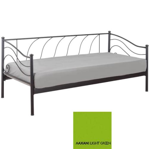Λουίζα Μεταλλικός Καναπές Κρεβάτι (Για Στρώμα 90x200) Με Επιλογές Χρωμάτων Λαχανί