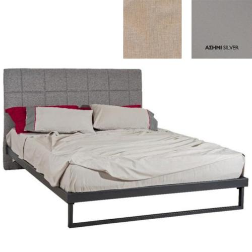 Ηλέκτρα Κρεβάτι (Για Στρώμα 150x190) Με Επιλογές Χρωμάτων 520,Ασημί