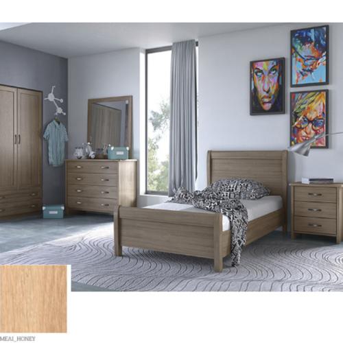 Νο 26 Κρεβάτι (Για Στρώμα 90×200) Με Επιλογές Χρωμάτων Μελί-Meli