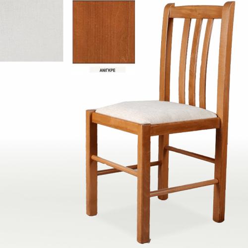 Κ32 Καρέκλα Κουζίνας Μασίφ Οξυά (90x40.5x41.5) Εκρού,Ανιγκρέ