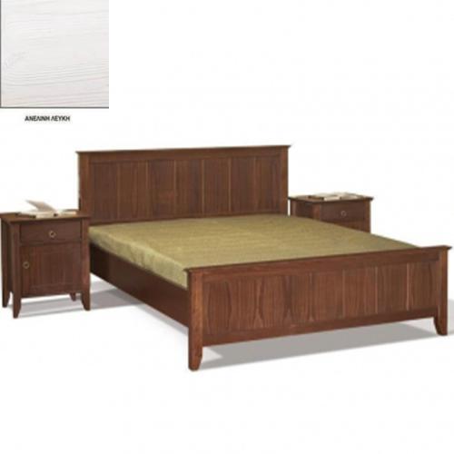 Νο 40 Κρεβάτι (Για Στρώμα 110×200) Με Επιλογές Χρωμάτων Ανελίνη Λευκή