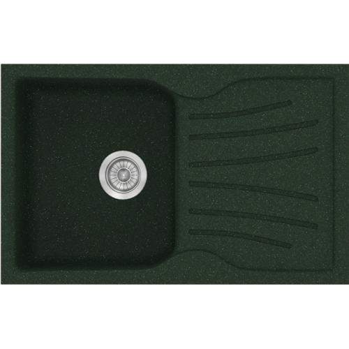 Sanitec 327 Ενθετος Νεροχύτης Classic Συνθετικός Γρανίτης ( 78 x 50 cm) 19 Granite Green