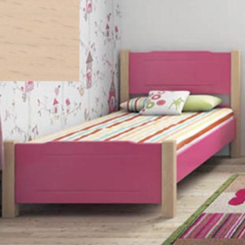 Νο 134 Κρεβάτι Οξυά (Για Στρώμα 110×200) Με Επιλογές Χρωμάτων Φυσικό Οξυά