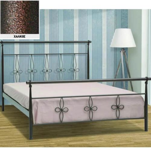 Φοίνικας Μεταλλικό Κρεβάτι (Για Στρώμα 150×190) Με Επιλογές Χρωμάτων Χαλκός
