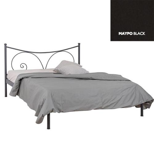 Σαμπρίνα Μεταλλικό Κρεβάτι (Για Στρώμα 90×200) Με Επιλογές Χρωμάτων Μαύρο