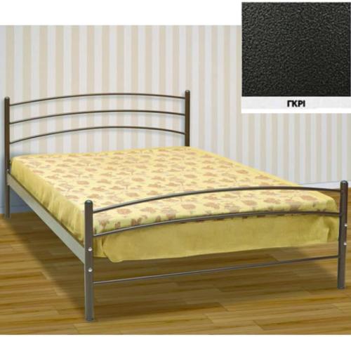 Τόξο Μεταλλικό Κρεβάτι (Για Στρώμα 160×190) Με Επιλογές Χρωμάτων Γκρι