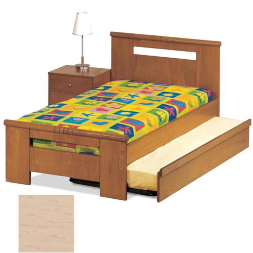 Νο 11 Κρεβάτι MDF Οξυά (Για Στρώμα 110x190) Με Επιλογές Χρωμάτων Φυσικό Οξυά
