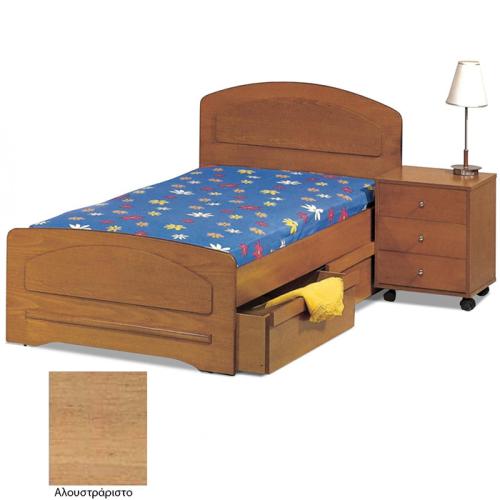 Νο 13 Κρεβάτι MDF Οξυά (Για Στρώμα 140×200) Με Επιλογές Χρωμάτων Αλουστράριστο