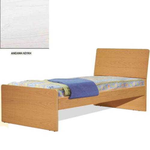 Νο 16 Κρεβάτι MDF  (Για Στρώμα 140×190) Με Επιλογές Χρωμάτων Ανελίνη Λευκή