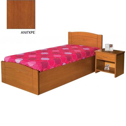Νο 18 Κρεβάτι MDF Οξυά (Για Στρώμα 110×200) Με Επιλογές Χρωμάτων Ανιγκρέ
