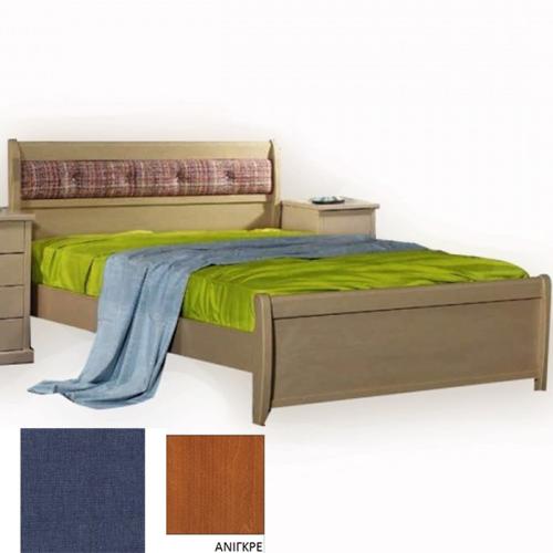 Νο 76Β Κρεβάτι Οξυά (Για Στρώμα 110x190) Με Επιλογές Χρωμάτων 512,Ανιγκρέ