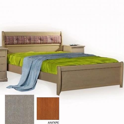 Νο 76Β Κρεβάτι Οξυά (Για Στρώμα 160×200) Με Επιλογές Χρωμάτων 507,Ανιγκρέ