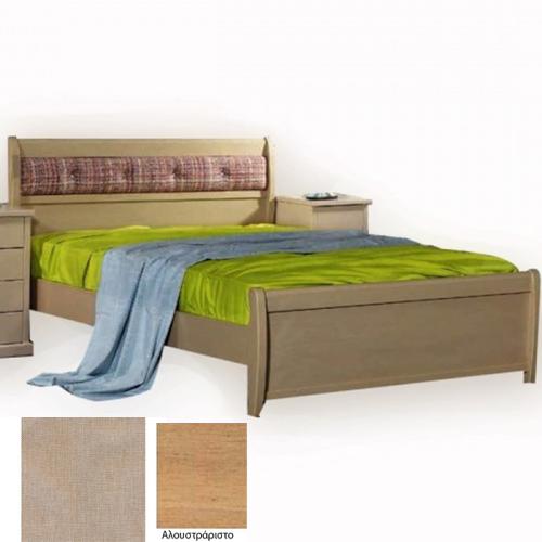 Νο 76Β Κρεβάτι Οξυά (Για Στρώμα 160×200) Με Επιλογές Χρωμάτων 520,Αλουστράριστο