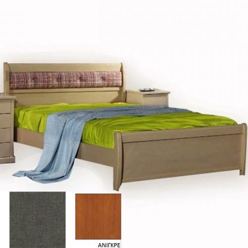 Νο 76Β Κρεβάτι Οξυά (Για Στρώμα 90×190) Με Επιλογές Χρωμάτων 506,Ανιγκρέ