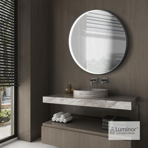 Dot Luminor Concept Mirrors Ø70εκ Καθρέφτης Μπάνιου Φωτιζόμενος Led
