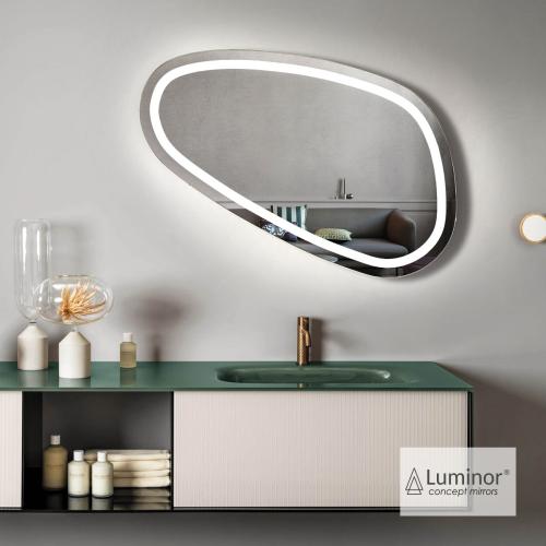 Joker Luminor Concept Mirrors (80 x 45 εκ) Καθρέφτης Μπάνιου Φωτιζόμενος Led