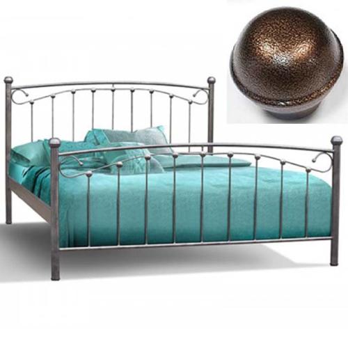 Γύθειο Μεταλλικό Κρεβάτι (Για Στρώμα 120×200) Με Επιλογές Χρωμάτων - Χαλκός
