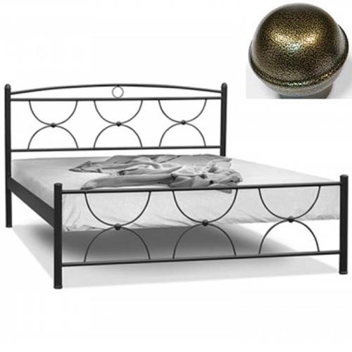 Χίος Μεταλλικό Κρεβάτι MC (Για Στρώμα 110×200) Με Επιλογές Χρωμάτων - Χρυσό Σαγρέ