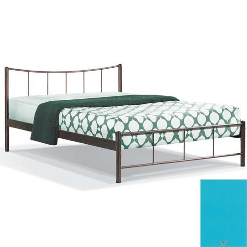 Φοίβος Μεταλλικό Κρεβάτι 8214 (Για Στρώμα 150×190) Με Επιλογές Χρωμάτων - Σιέλ
