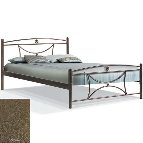 Μαργαρίτα Μεταλλικό Κρεβάτι 8218 (Για Στρώμα 150×190) Με Επιλογές Χρωμάτων - Χρυσό Σαγρέ