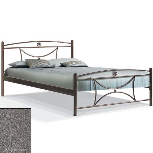 Μαργαρίτα Μεταλλικό Κρεβάτι 8218 (Για Στρώμα 90×200) Με Επιλογές Χρωμάτων - Γκρι