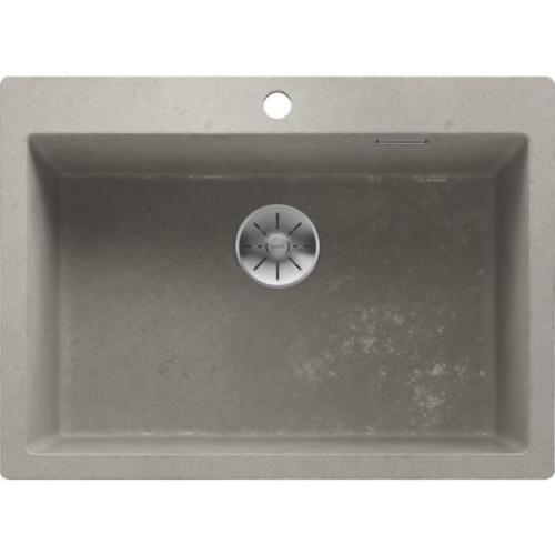 Pleon 8 Blanco Με Βαλβίδα InFino™ Silgranit® PuraDur® Γρανιτένιος  Νεροχύτης (70 x 51 cm) Concrete Style