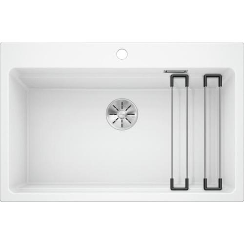 Etagon 8 Blanco Με Βαλβίδα InFino® Silgranit® PuraDur® (78 x 51 cm)  Νεροχύτης Γρανιτένιος White