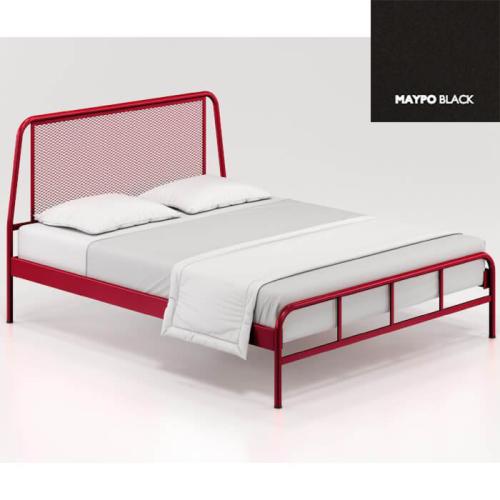 In Style Μεταλλικό Κρεβάτι (Για Στρώμα 150×200) Με Επιλογές Χρωμάτων Μαύρο