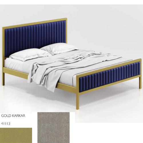 Queen Κρεβάτι (Για Στρώμα 160×200) Με Επιλογές Χρωμάτων 507,Gold Karkar 41113